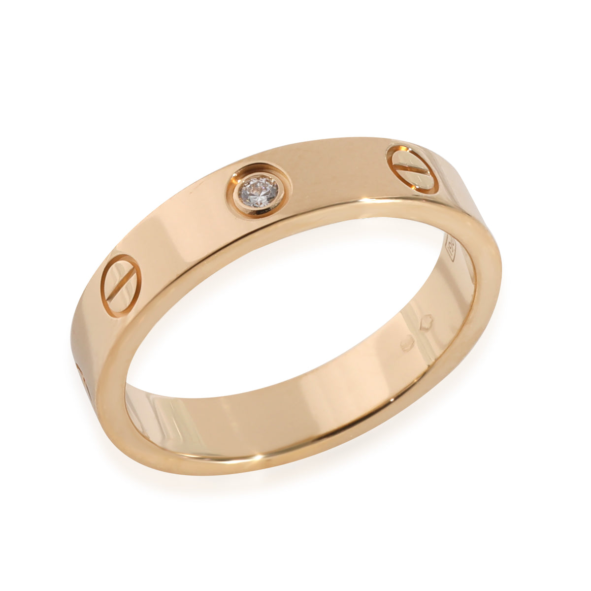 Cartier Love Diamond Wedding Band in 18k Yellow Gold