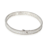 Van Cleef & Arpels Perlee Diamond Bracelet in 18K White Gold 2.16 CTW