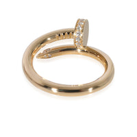 Cartier Juste Un Clou Diamond Ring in 18k Yellow Gold 0.13 CTW