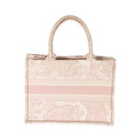 Christian Dior Pink Toile de Jouy Embroidery Medium Book Tote