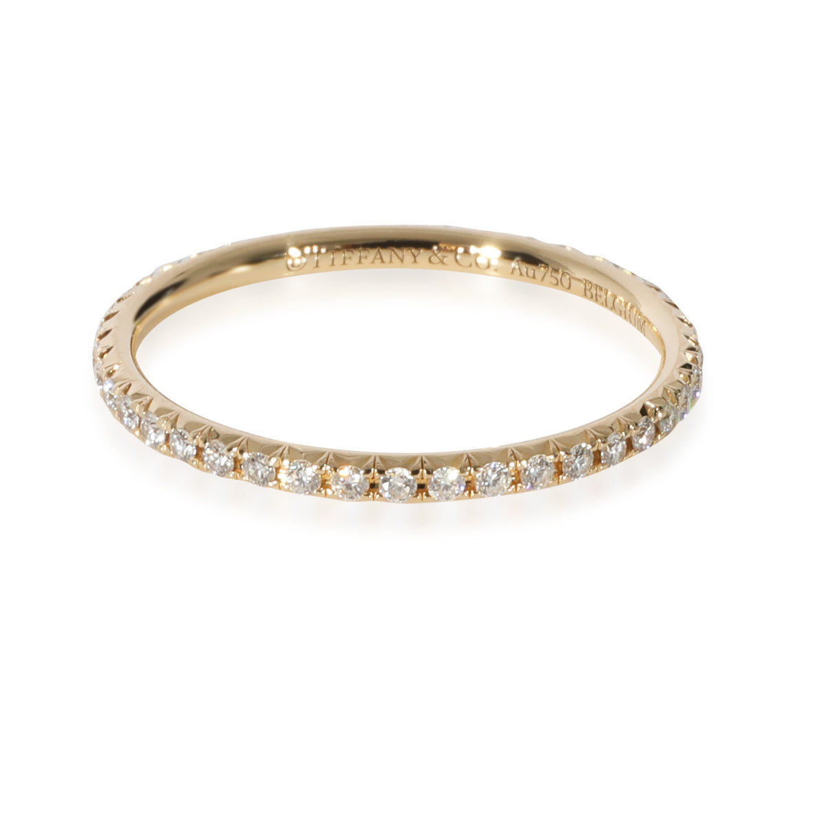 Tiffany & Co. Diamond Metro Eternity Band in 18k Yellow Gold 0.2 CTW