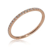 Tiffany & Co. Metro Diamond Wedding Band in 18k Rose Gold 0.2 CTW