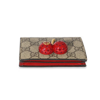 Gucci GG Supreme Cherries Card Case Wallet