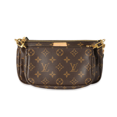 Louis Vuitton Canvas Monogram Khaki Multi Pochette Accessoires