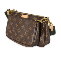 Louis Vuitton Canvas Monogram Khaki Multi Pochette Accessoires