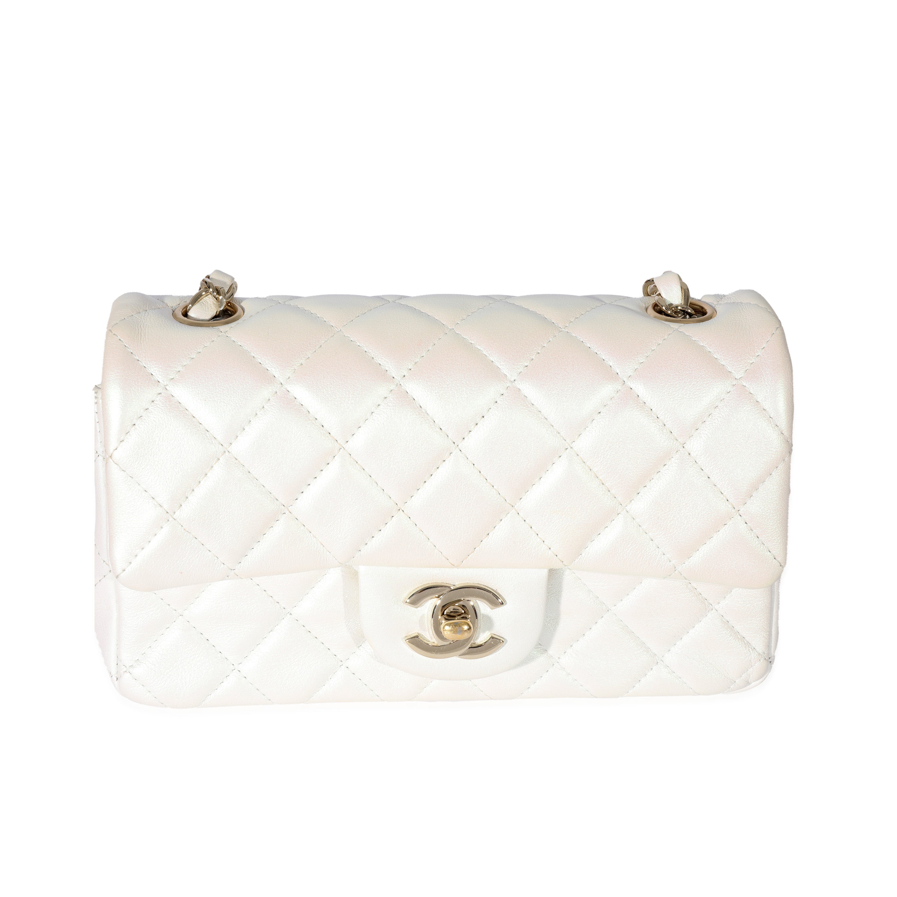 Chanel Iridescent Lambskin Mini Rectangular Flap Bag, myGemma, NZ