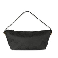 Gucci GG Black Nylon Boat Pochette