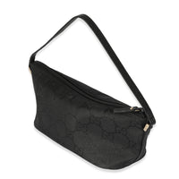 Gucci GG Black Nylon Boat Pochette