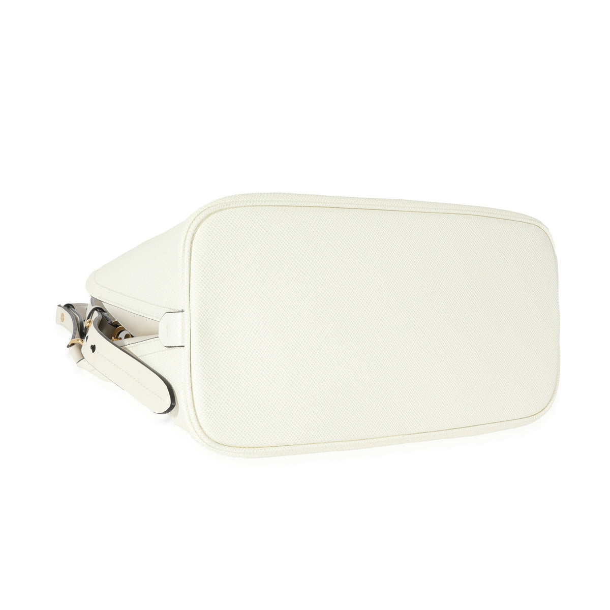 Prada White Saffiano Leather Small Matinée Bag, myGemma