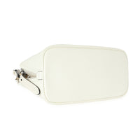 Prada White Saffiano Leather Small Matinée Bag