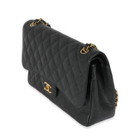 Chanel Black Caviar Jumbo Classic Double Flap Bag