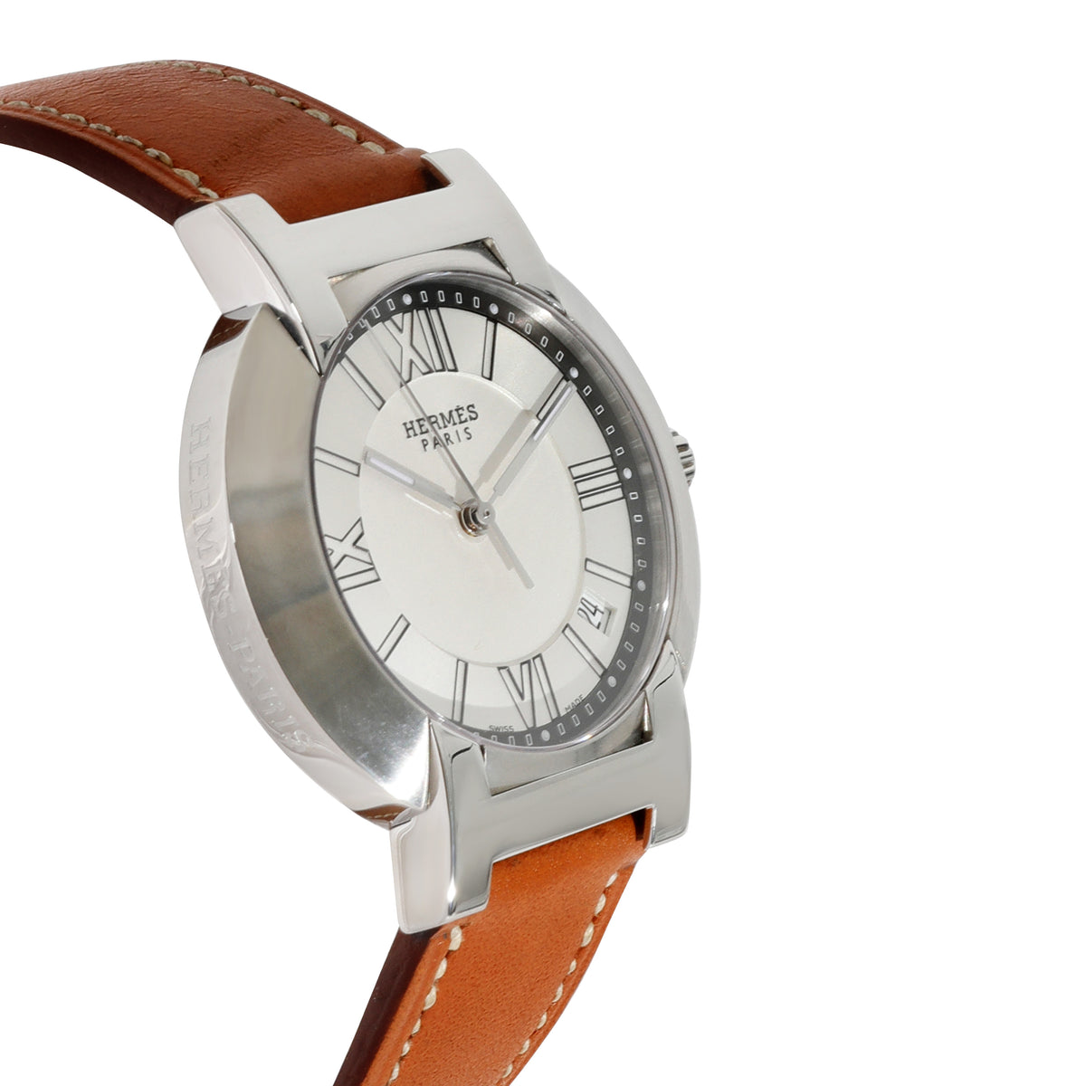 Hermès Nomade N01.710 Unisex Watch in  Stainless Steel