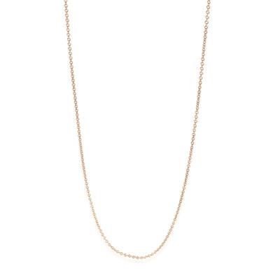 18K Rose Gold Tiffany & Co. 18 Inch Chain in 18k Rose Gold