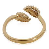 Anita Ko Palm Leaf Bypass Ring in 18k Yellow Gold 0.37 CTW