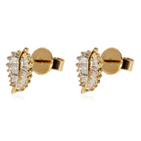 Anita Ko Palm Leaf Diamond Earrings in 18k Yellow Gold 0.39 CTW