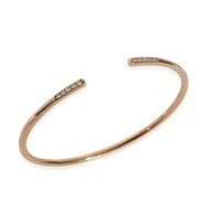 Tiffany & Co. Metro Diamond Cuff in 18k Rose Gold 0.12 CTW