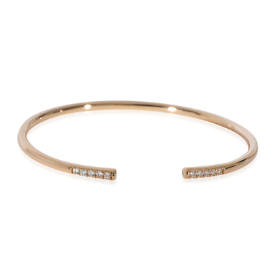 Tiffany & Co. Metro Diamond Cuff in 18k Rose Gold 0.12 CTW