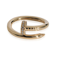 Cartier Juste Un Clou Diamond Ring in 18k Yellow Gold 0.13 CTW