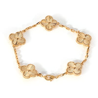 Van Cleef & Arpels Vintage Alhambra Bracelet in 18k Yellow Gold