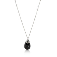 Tiffany & Co. Paloma Picasso Onyx Pendant in Sterling Silver