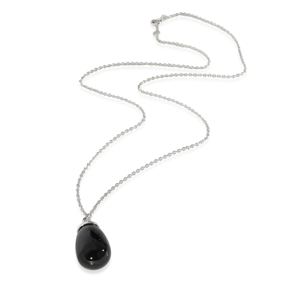 Tiffany & Co. Paloma Picasso Onyx Pendant in Sterling Silver