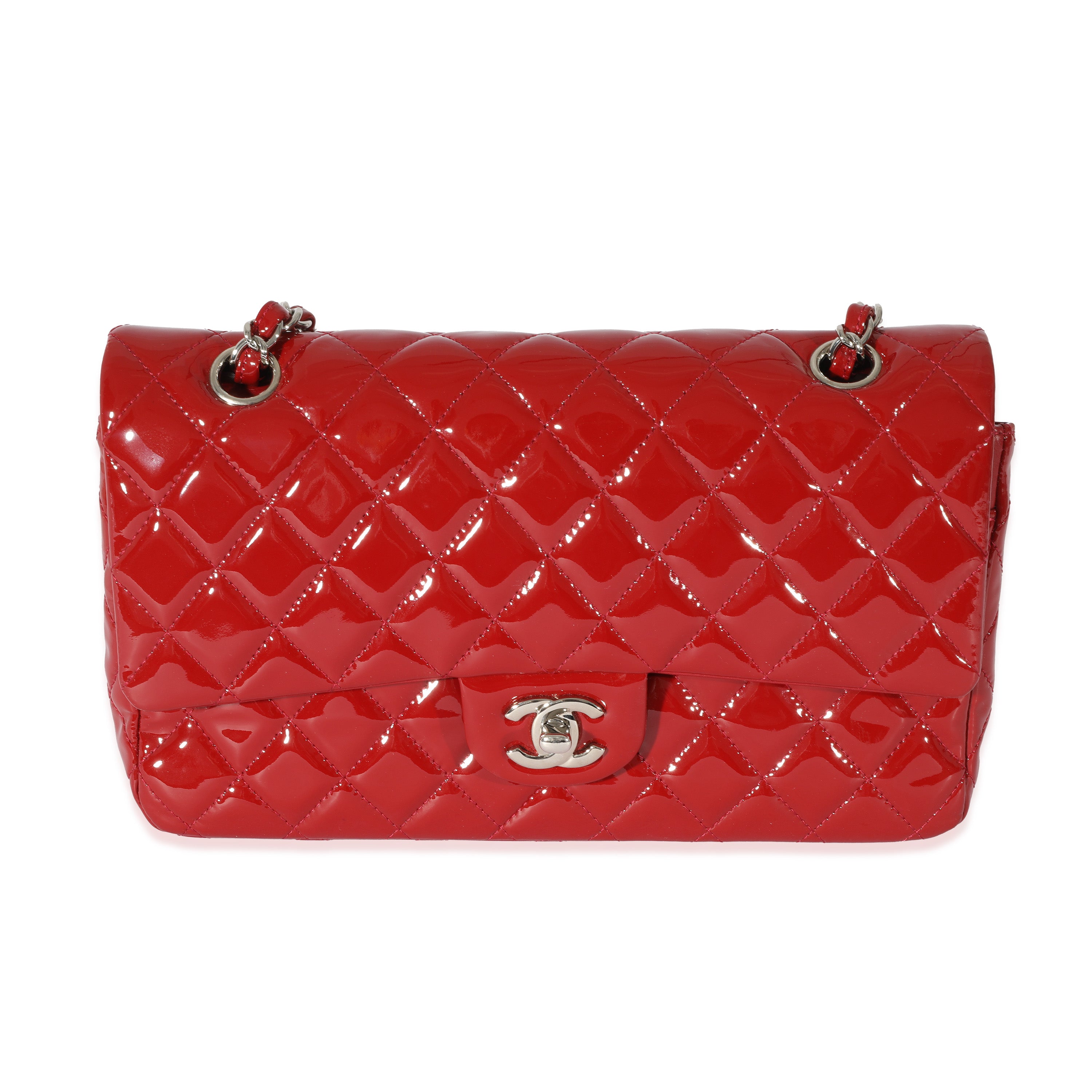 chanel small red purse crossbody