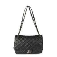 Chanel Black Leather Casual Journey Flap Bag