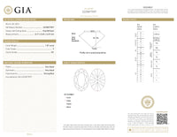 GIA Certified 1.07 Ct Oval cut F SI1 Loose Diamond