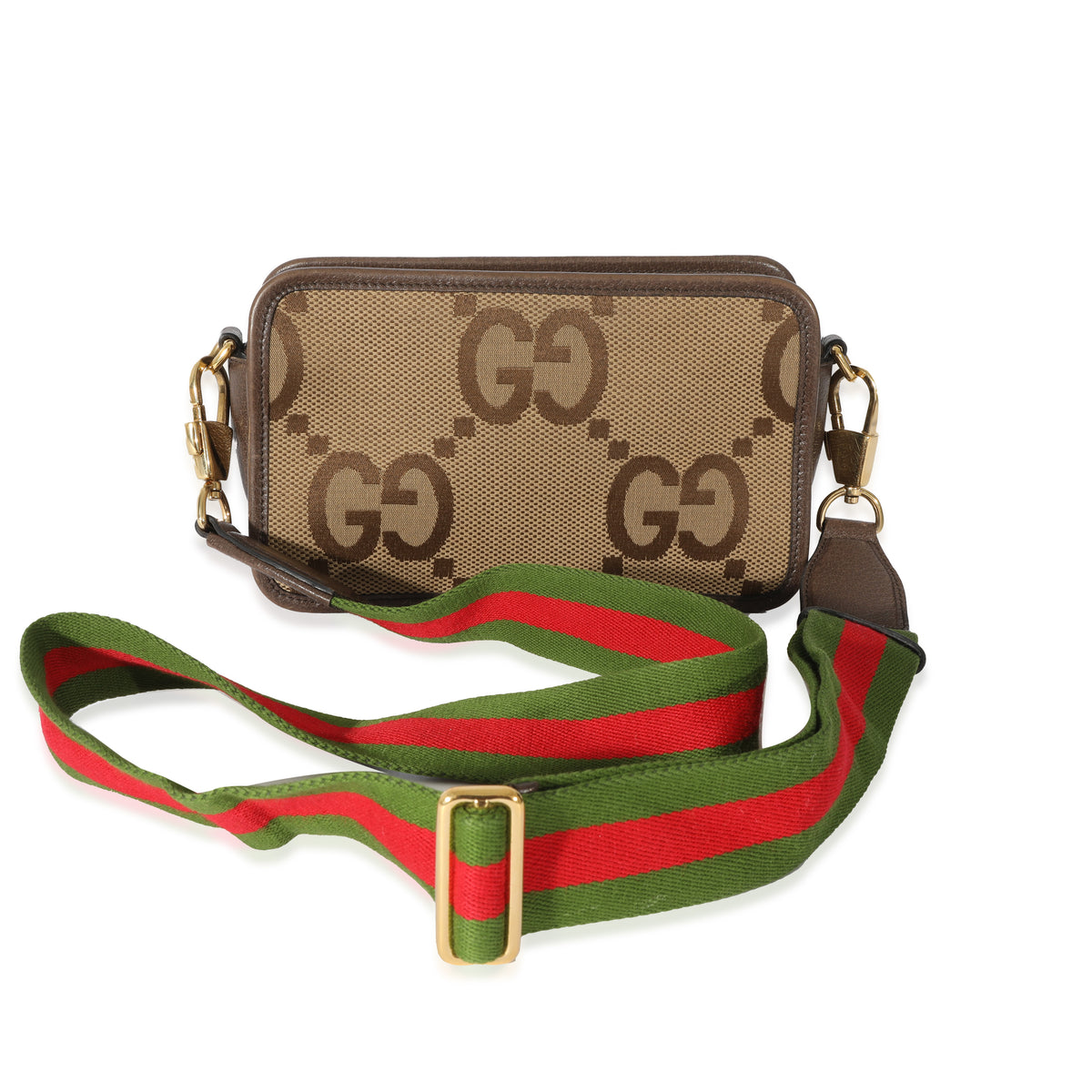 Gucci Beige Jumbo Canvas GG Mini Bag