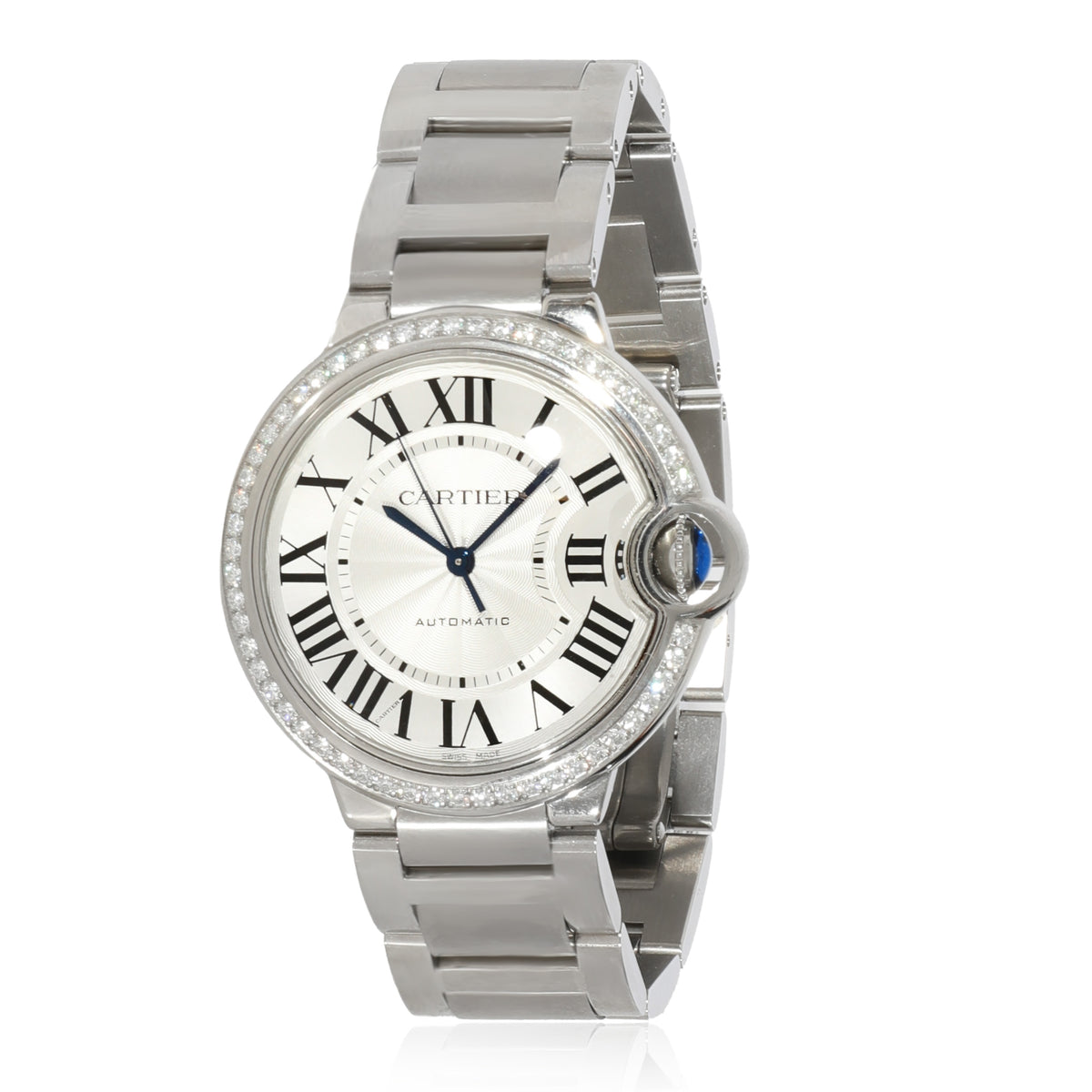 Cartier Ballon Bleu W4BB0024 Unisex Watch in  Stainless Steel