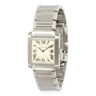 Cartier Tank Francaise WSTA0005 Unisex Watch in  Stainless Steel