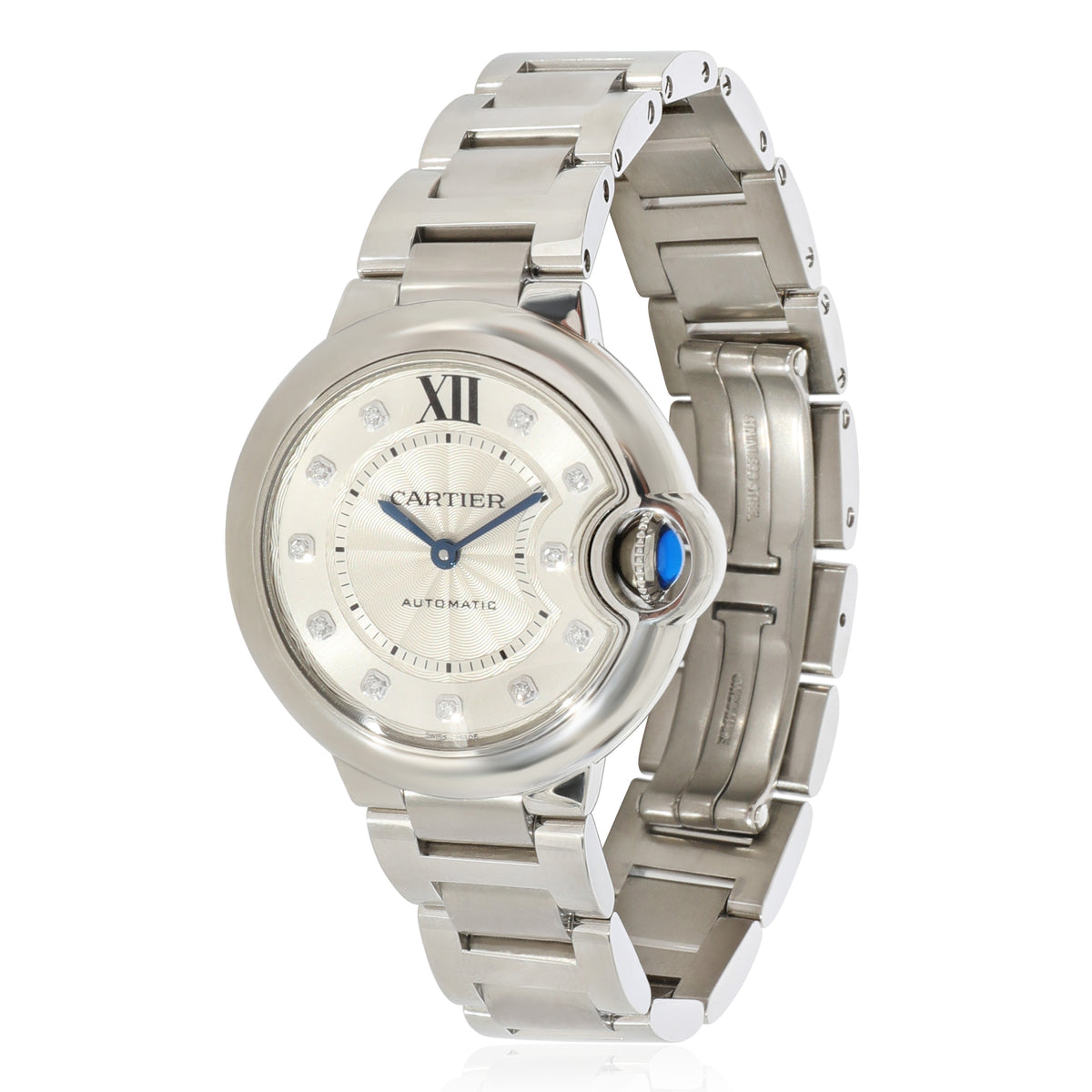 Cartier Ballon Bleu W4BB0021 Womens Watch in  Stainless Steel