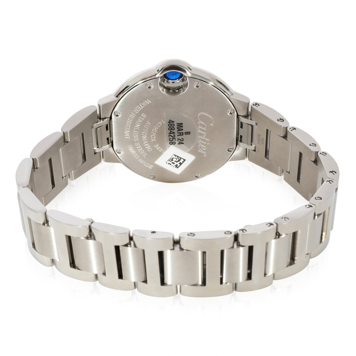 Cartier Ballon Bleu W4BB0021 Womens Watch in  Stainless Steel