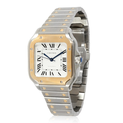 Cartier Santos de Cartier W25A0016 Mens Watch in 18kt Stainless Steel & Gold