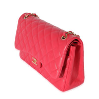 Chanel Pink Lambskin Classic Jumbo Double Flap