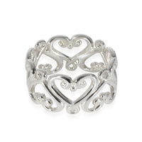 Tiffany & Co. Paloma Picasso Venezia Goldoni Heart Ring in Sterling Silver