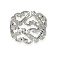 Tiffany & Co. Paloma Picasso Venezia Goldoni Heart Ring in Sterling Silver