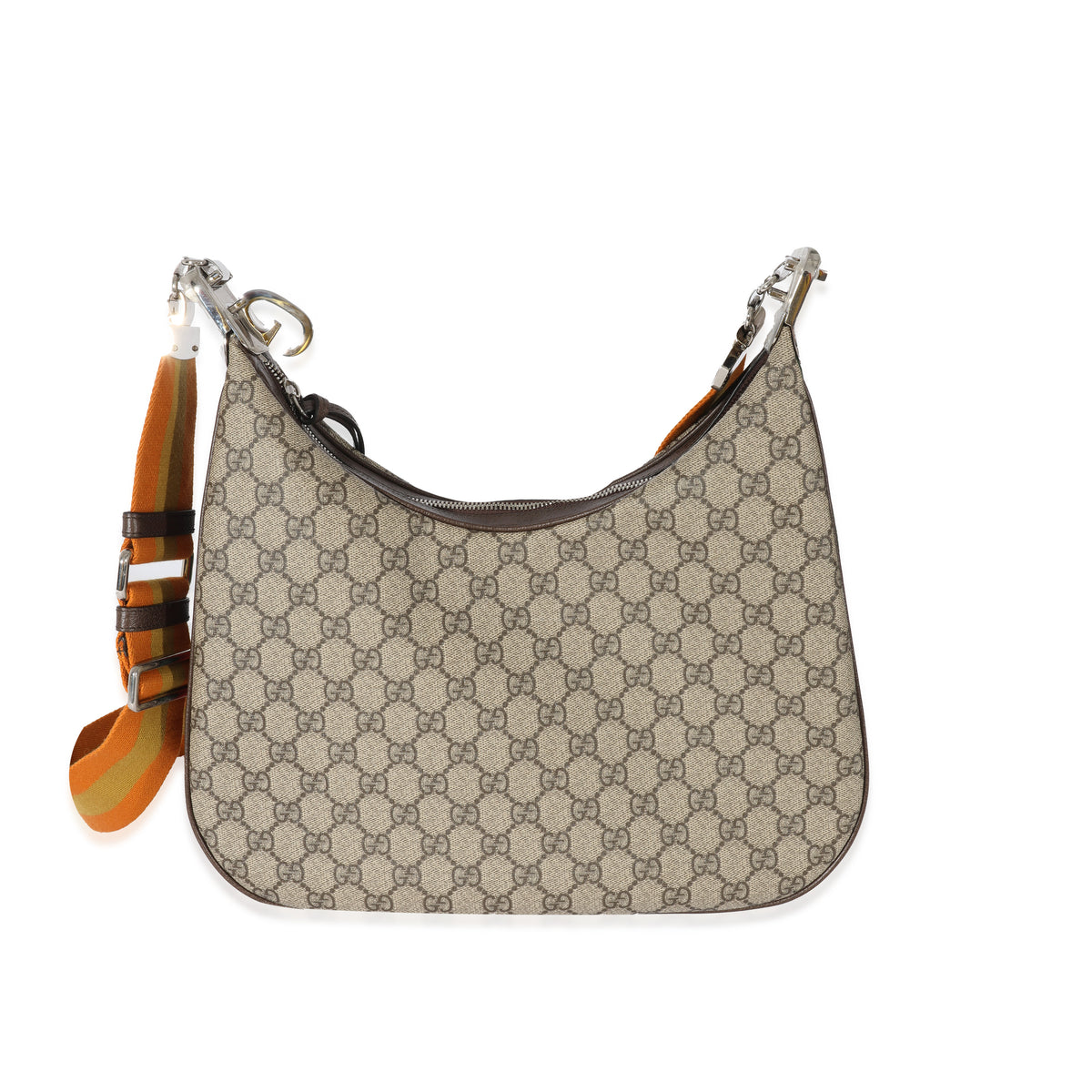 Gucci Attache Shoulder Bag Large, Monogram, Preowned in Dustbag