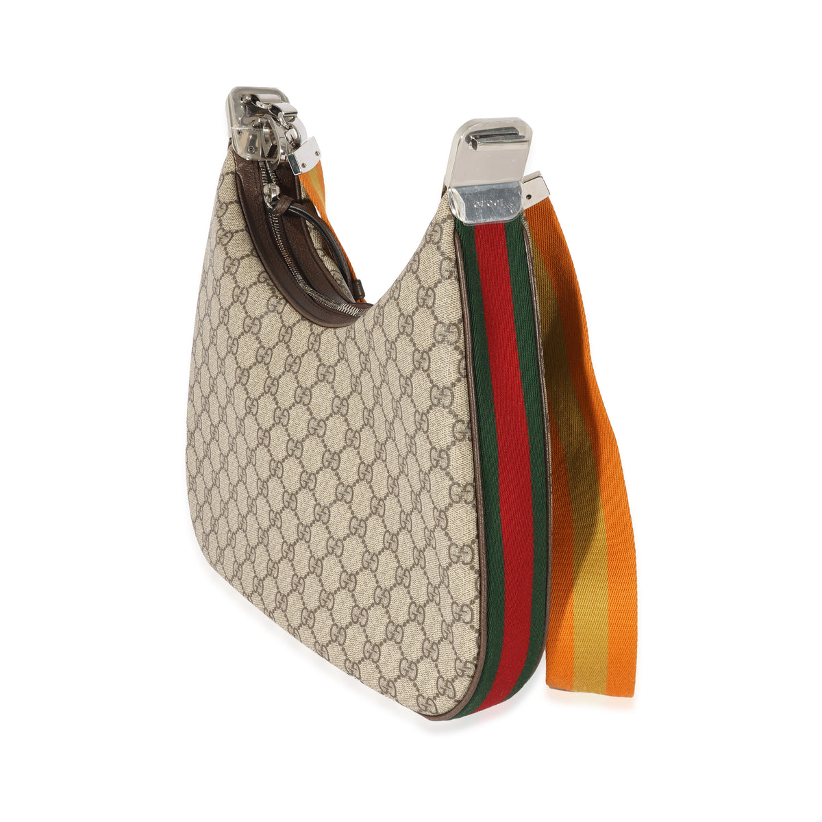 Gucci Beige GG Canvas Large Attache Shoulder Bag