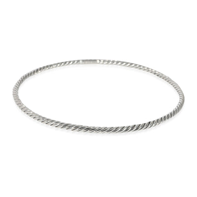 David Yurman Cable Bangle in Sterling Silver