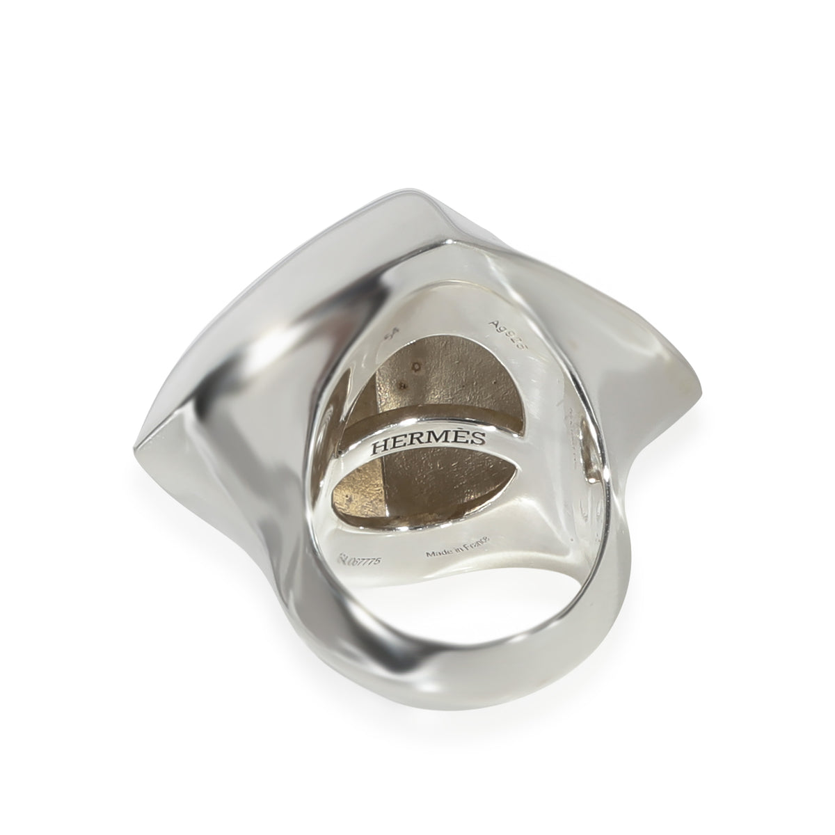 Hermès Collier De Chien Rock Fashion Ring in Sterling Silver