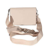 Prada Beige Saffiano Leather Mini Envelope Bag