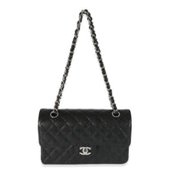 Chanel Black Caviar Small Classic Double Flap Bag