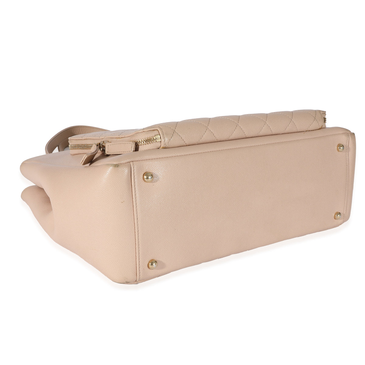 Chanel Beige Clair Grained Leather Large Business Affinity