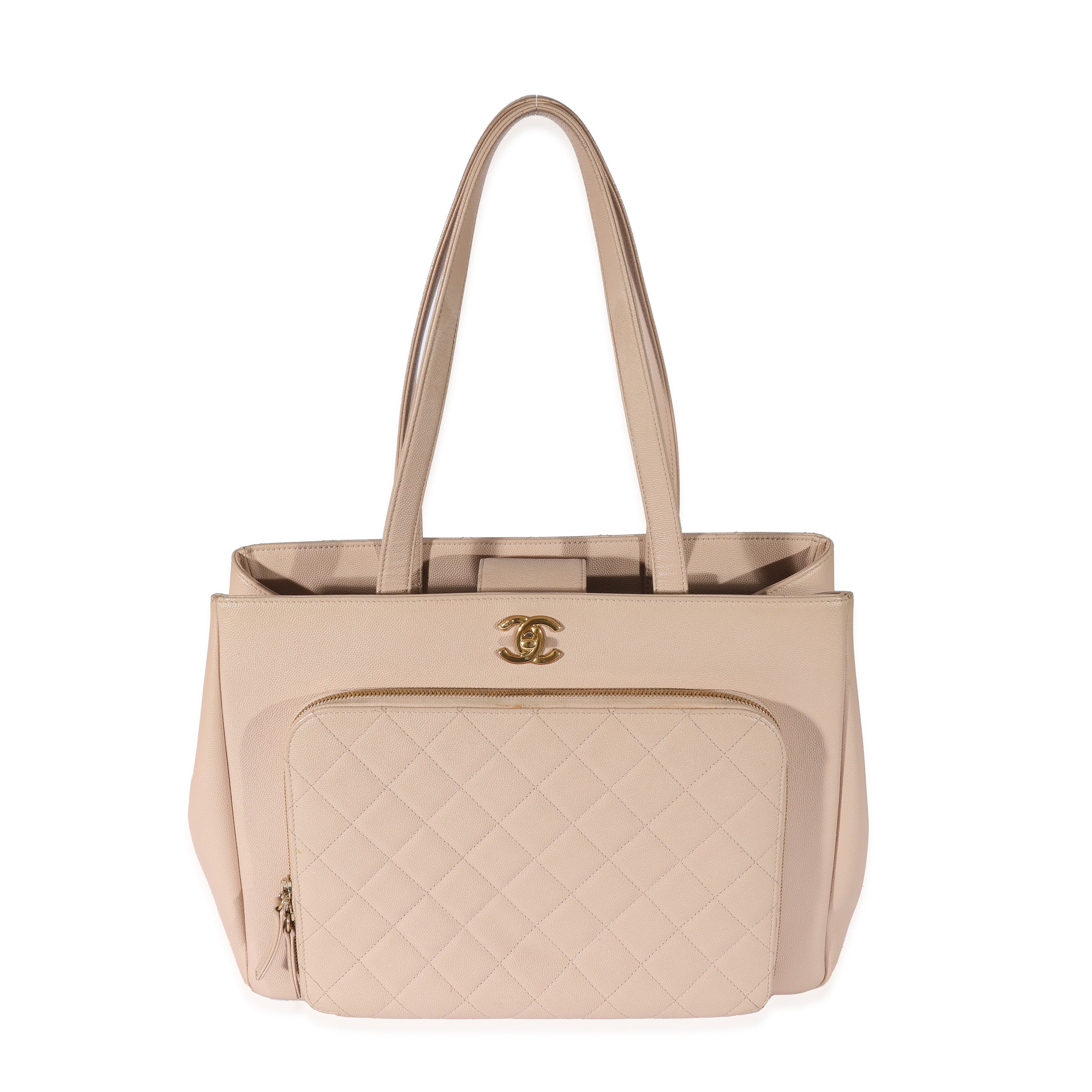 CHANEL, Bags, Chanel Business Affinity Quilted Caviar Large Tote
