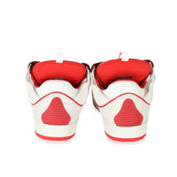 Lanvin Curb Sneaker White Red