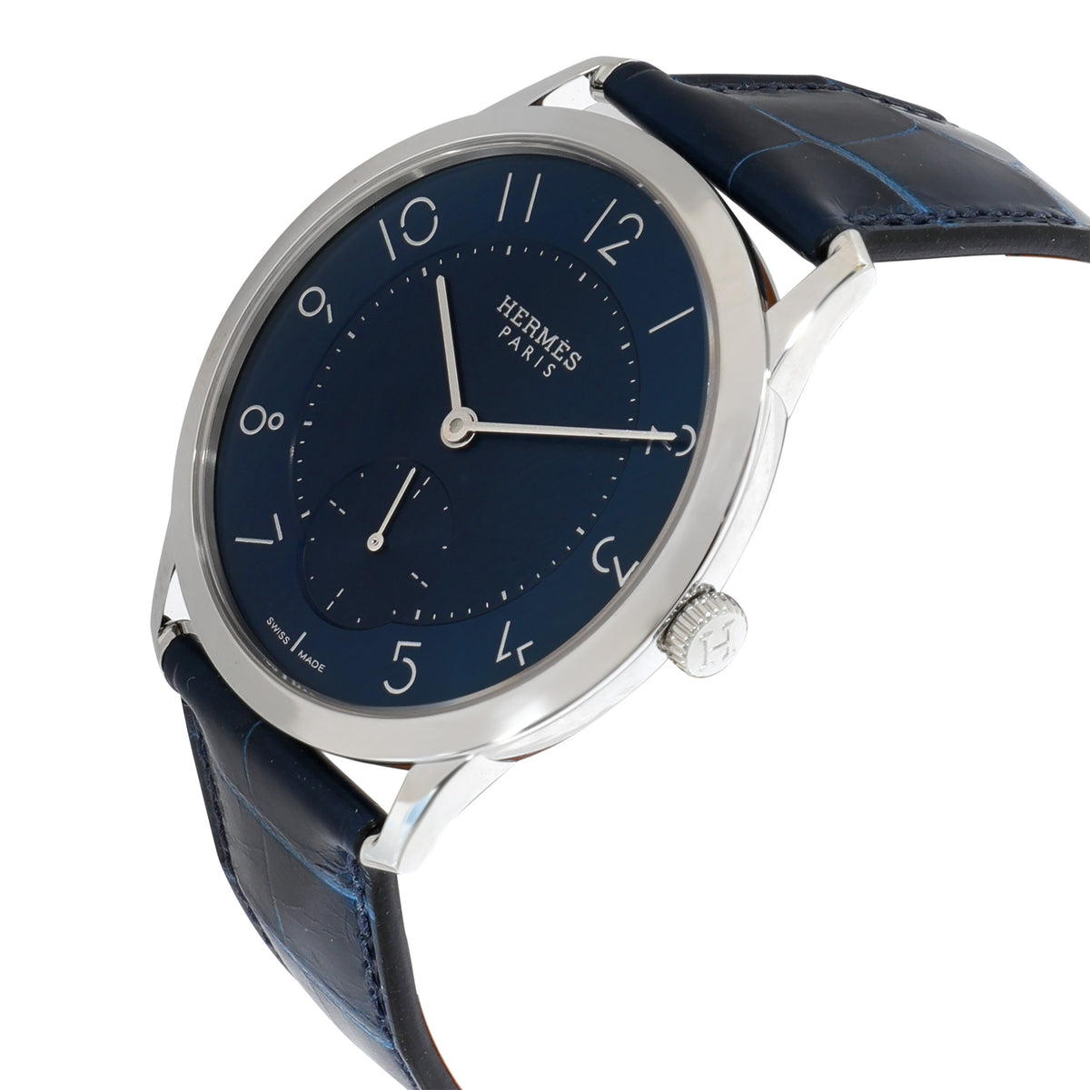 Hermès Slim d'Hermes CA2.810C Unisex Watch in  Stainless Steel (Set of 2)