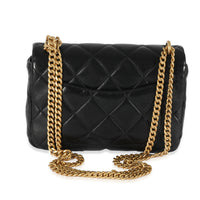 Chanel Black Lambskin Enamel Pending CC Mini Square Flap