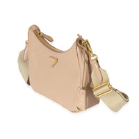 Prada Cameo Beige Saffiano Re-Edition 2005