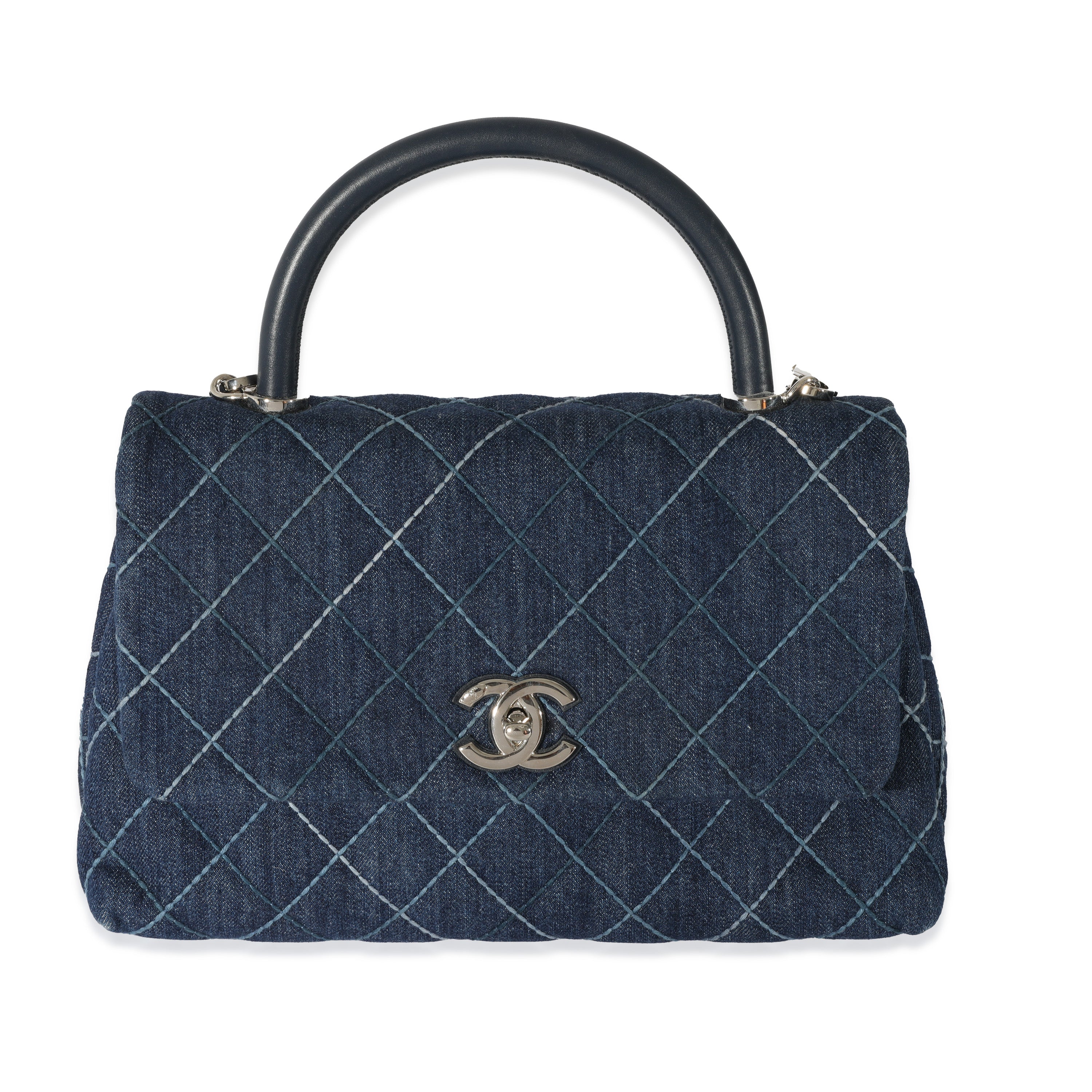 Chanel Denim Medium Coco Top Handle, myGemma